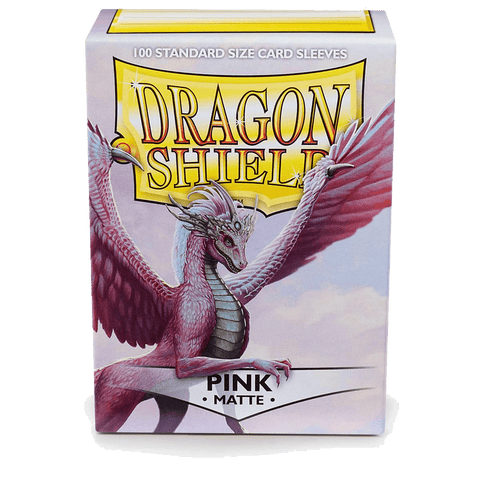Dragon Shield: Standard 100ct Sleeves - Pink (Matte)