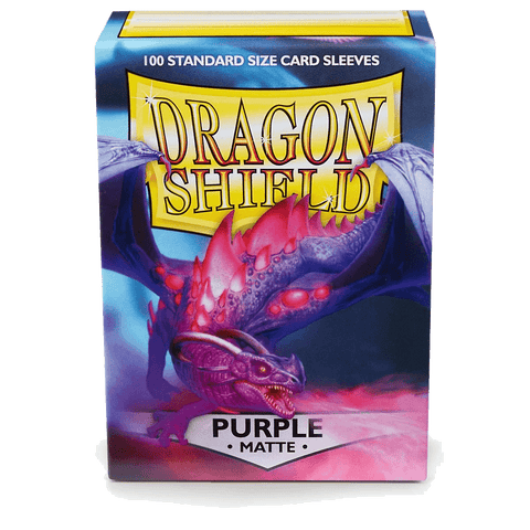 Dragon Shield: Standard 100ct Sleeves - Purple (Matte)