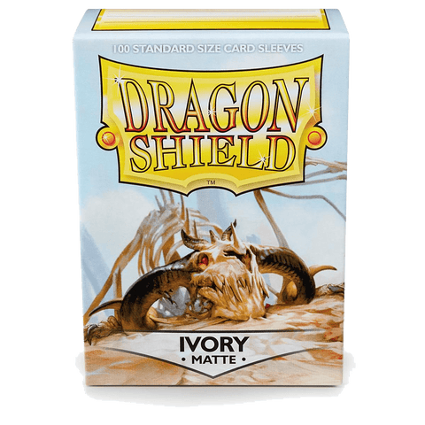 Dragon Shield: Standard 100ct Sleeves - Ivory (Matte)