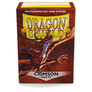Dragon Shield: Standard 100ct Sleeves - Crimson (Matte)
