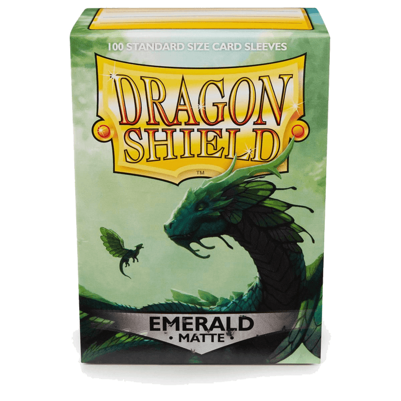 Dragon Shield: Standard 100ct Sleeves - Emerald (Matte)