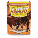 Dragon Shield: Standard 100ct Sleeves - Copper (Matte)