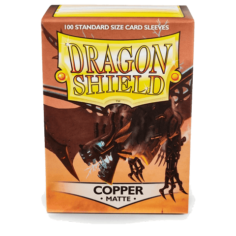 Dragon Shield: Standard 100ct Sleeves - Copper (Matte)
