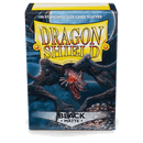 Dragon Shield: Standard 100ct Sleeves - Black (Matte)