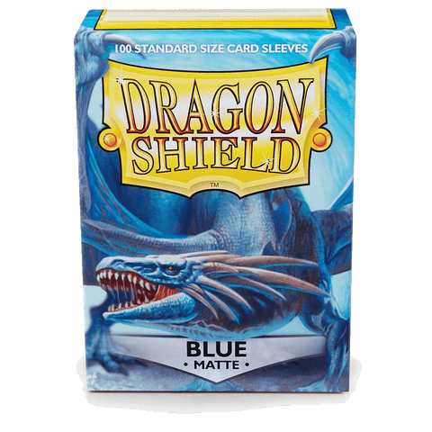 Dragon Shield: Standard 100ct Sleeves - Blue (Matte)