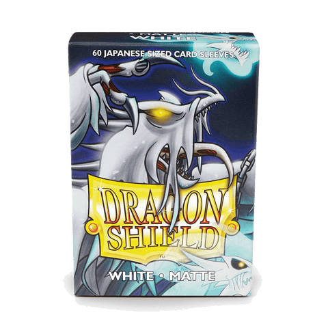 Dragon Shield: Japanese Size 60ct Sleeves - White (Matte)