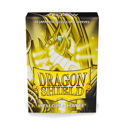 Dragon Shield: Japanese Size 60ct Sleeves - Yellow (Matte)