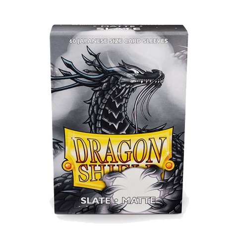 Dragon Shield: Japanese Size 60ct Sleeves - Slate (Matte)