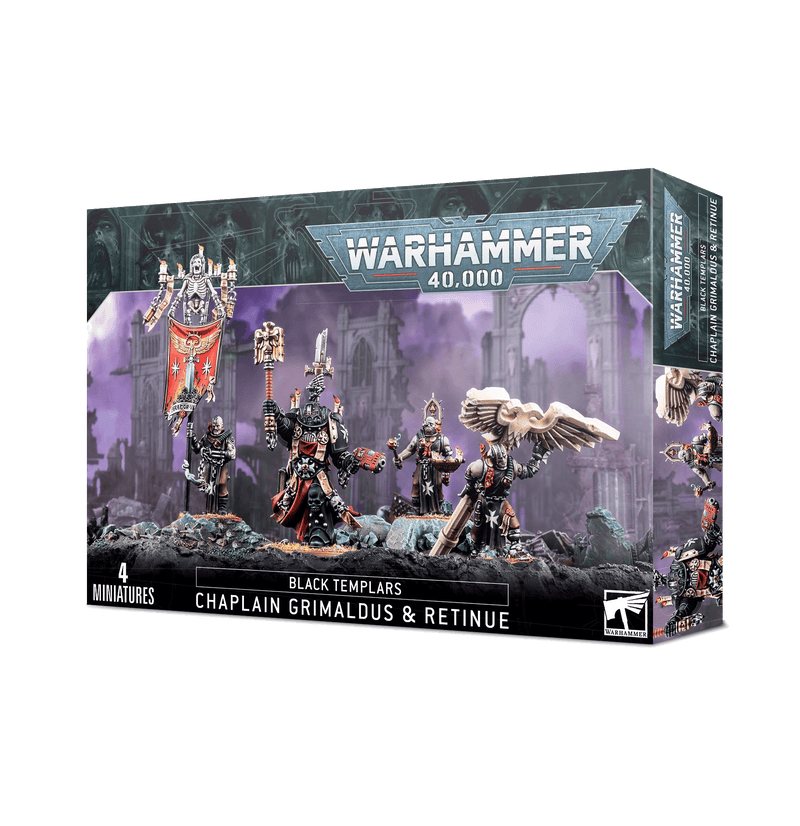 Black Templar: Chaplain Grimaldus & Retinue