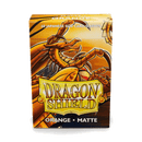 Dragon Shield: Japanese Size 60ct Sleeves - Orange (Matte)