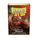 Dragon Shield: Japanese Size 60ct Sleeves - Peach (Dual Matte)