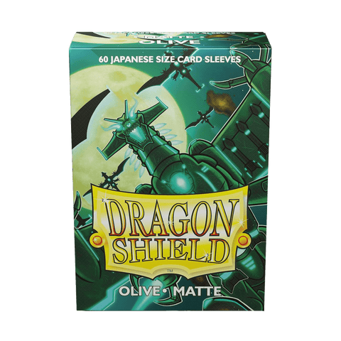 Dragon Shield: Japanese Size 60ct Sleeves - Olive (Matte)