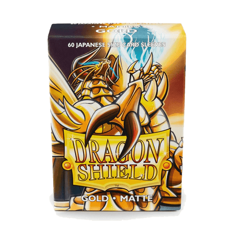 Dragon Shield: Japanese Size 60ct Sleeves - Gold (Matte)