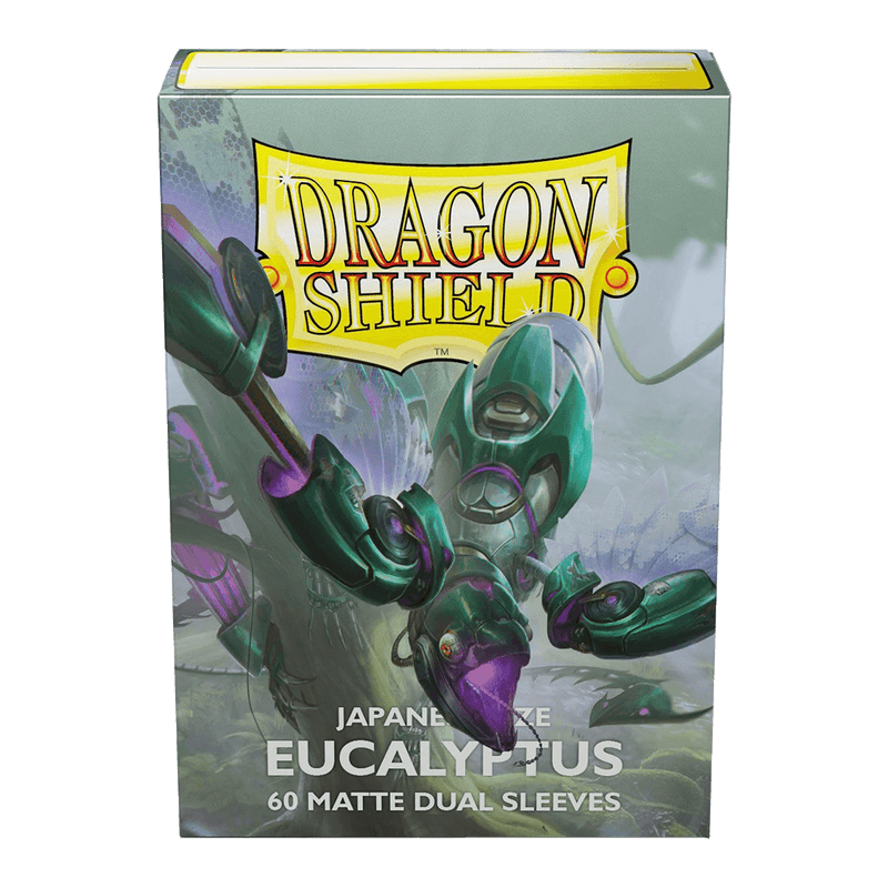 Dragon Shield: Japanese Size 60ct Sleeves - Eucalyptus (Dual Matte)