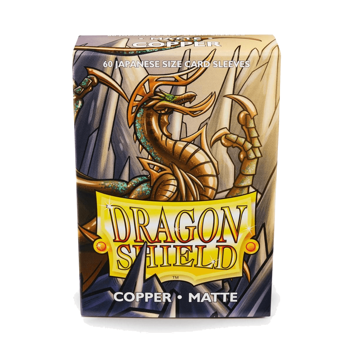 Dragon Shield: Japanese Size 60ct Sleeves - Copper (Matte)