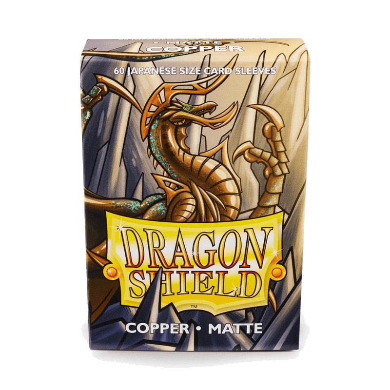 Dragon Shield: Japanese Size 60ct Sleeves - Copper (Matte)