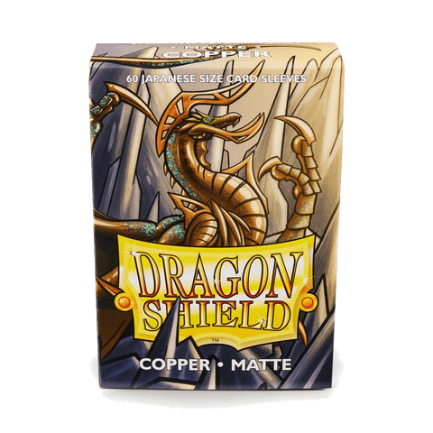 Dragon Shield: Japanese Size 60ct Sleeves - Copper (Matte)