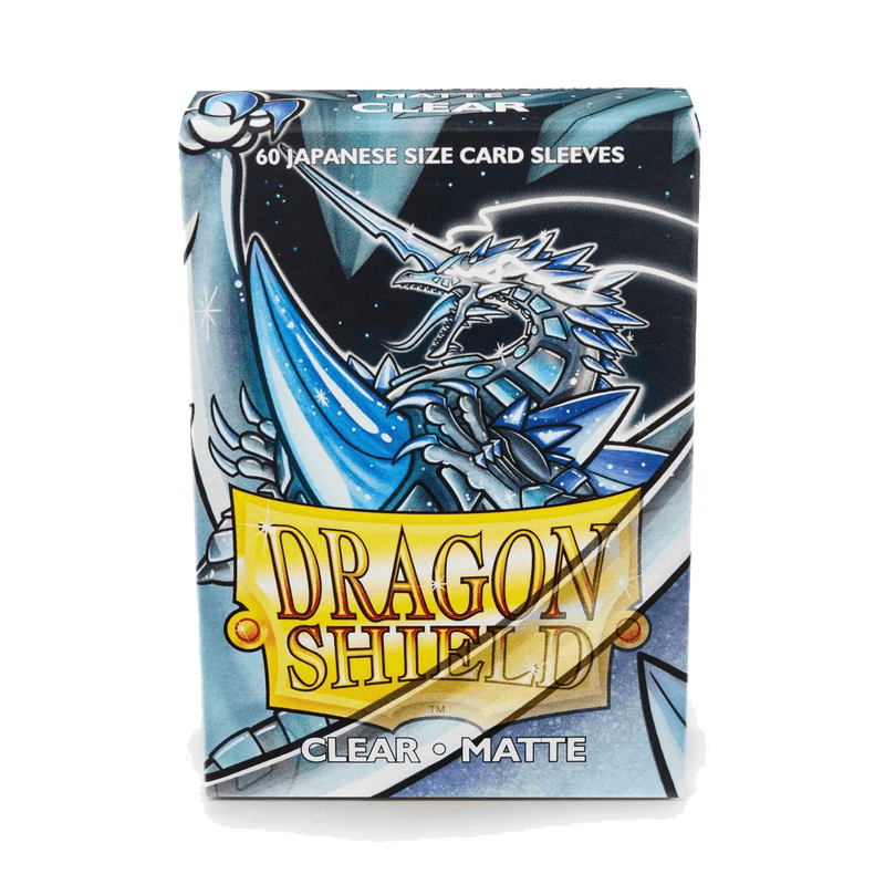 Dragon Shield: Japanese Size 60ct Sleeves - Clear (Matte)