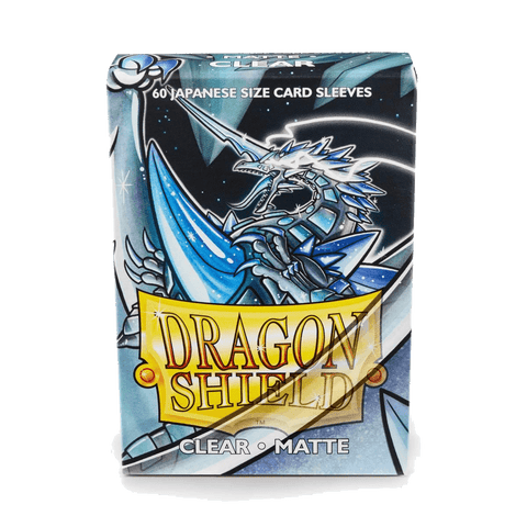Dragon Shield: Japanese Size 60ct Sleeves - Clear (Matte)