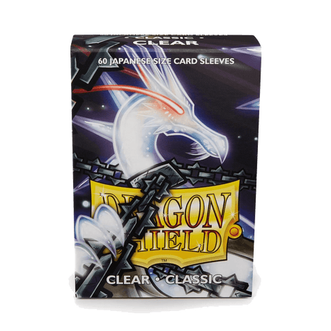 Dragon Shield: Japanese Size 60ct Sleeves - Clear (Classic)
