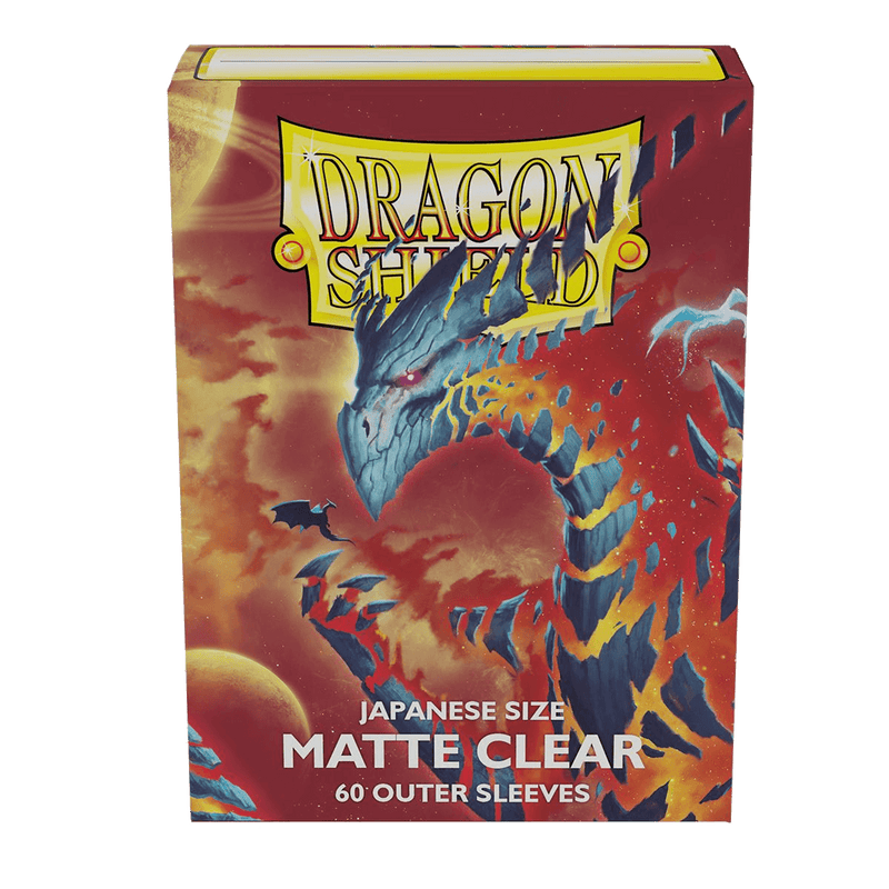 Dragon Shield: Japanese Size 60ct Outer Sleeves - Clear 'Cosmere'