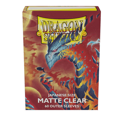 Dragon Shield: Japanese Size 60ct Outer Sleeves - Clear 'Cosmere'
