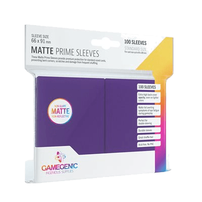 Sleeves: Gamegenic: Matte Prime Sleeves: Purple (100) (ML)