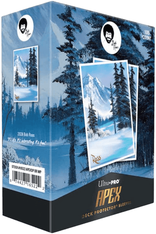 Ultra PRO: 105ct Standard APEX Sleeves - Bob Ross (Winter Paradise)