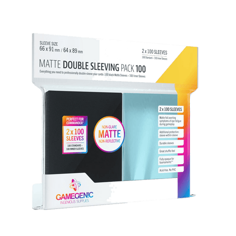 Gamegenic - Matte Double Sleeve Pack 100ct