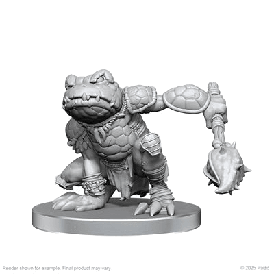 Pathfinder Battles Deep Cuts Unpainted Miniatures: Boggard Scout & Castoroides (EN)