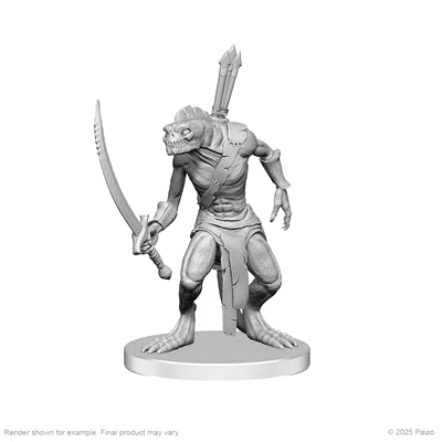 Pathfinder Battles Deep Cuts Unpainted Miniatures: Xulgath Skirmisher & Stoneliege (EN)