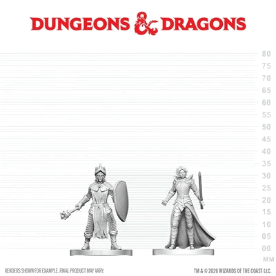D&D Nolzur's Marvelous Unpainted Miniatures: Black Gauntlet & Zhentilar Paladin of Bane (EN) ^ Q3