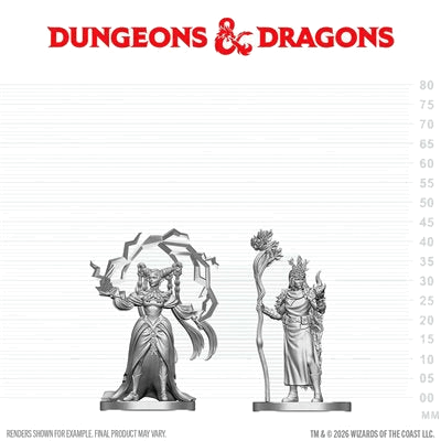 D&D Nolzur's Marvelous Unpainted Miniatures: Human Druid & Elf Sorcerer (EN) ^ Q3 2026