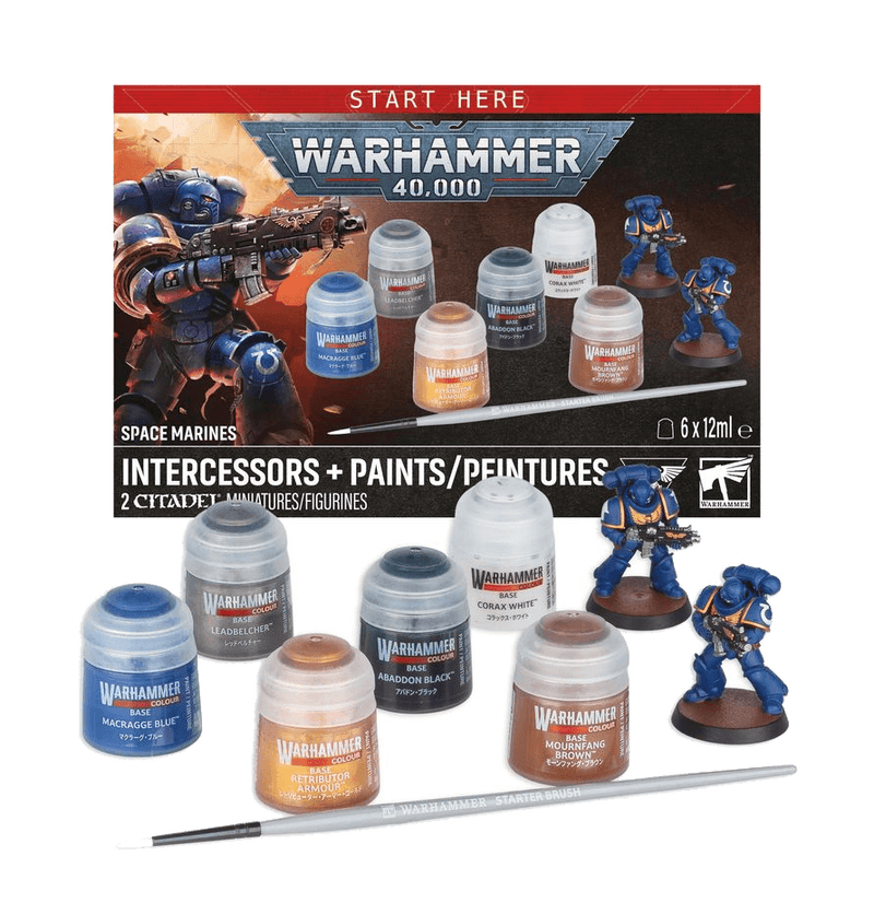 Space Marines: Intercessors + Paints