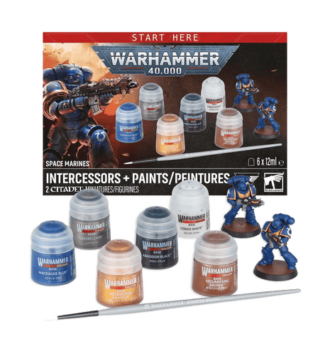 Space Marines: Intercessors + Paints