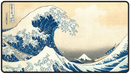 Ultra PRO: Black-Stitched Playmat - Fine Art (The Great Wave Off Kanagawa)