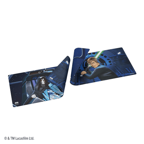 Playmat: Star Wars: Unlimited: DoubleSided Game Mat: - Luke Skywalker & Palpatine(ML)