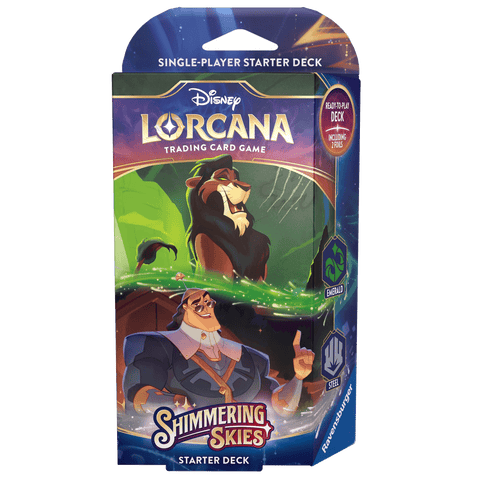 Disney Lorcana: Shimmering Skies - Starter Deck (Emerald & Steel)