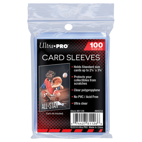 Ultra PRO: Soft Card Sleeves - 2-1/2" X 3-1/2" (Penny Sleeves)
