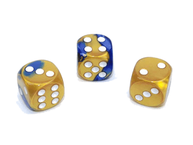 12D6 Gemini: Blue-Gold/White
