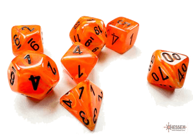 Chessex- 7pc Mini Polyhedral: Vortex