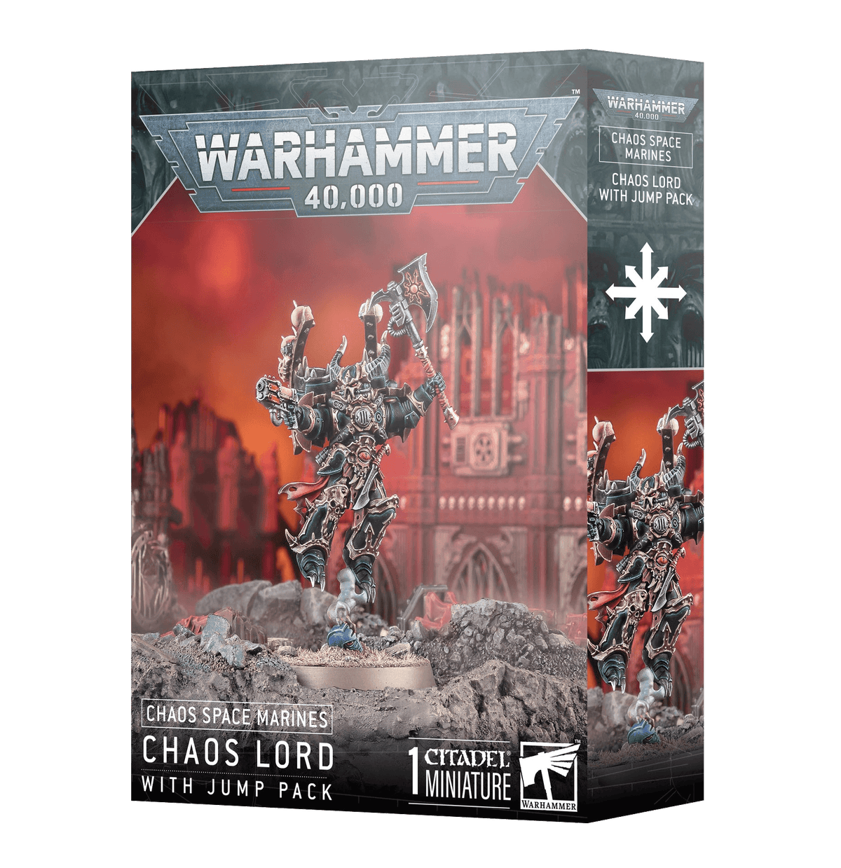 Chaos Space Marines: Chaos Lord with Jump Pack