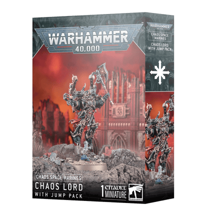 Chaos Space Marines: Chaos Lord with Jump Pack