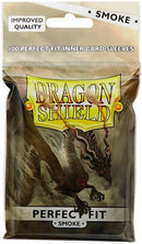 Dragon Shield - Toploading Perfect Fit Sleeves (Smoke)