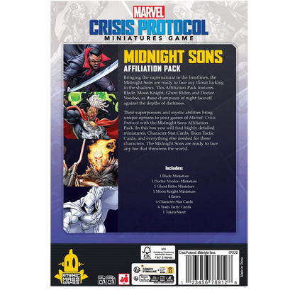 Marvel: Crisis Protocol: Midnight Sons - Affiliation Pack