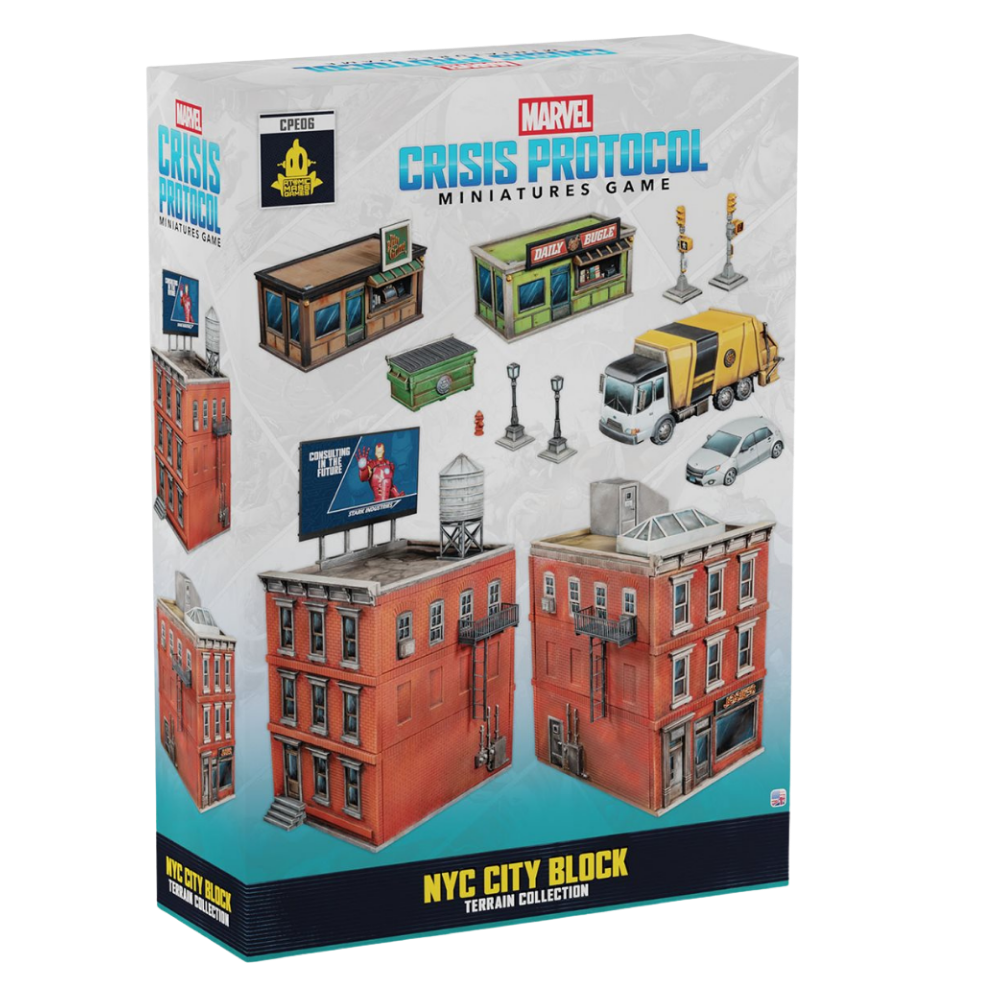 Marvel: Crisis Protocol - NYC City Block Terrain Collection