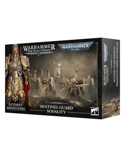 Warhammer 40,000/Warhammer: The Horus Heresy – Custodes Sentinel Guard Sodality (Oct 10)
