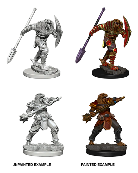D&D Nolzur's Marvelous Miniatures: Dragonborn Male Fighter with Spear