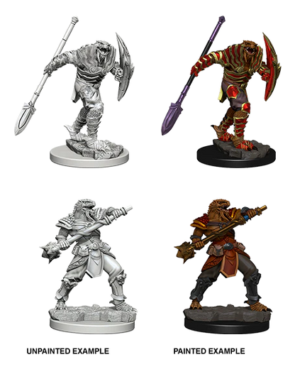 D&D Nolzur's Marvelous Miniatures: Dragonborn Male Fighter with Spear