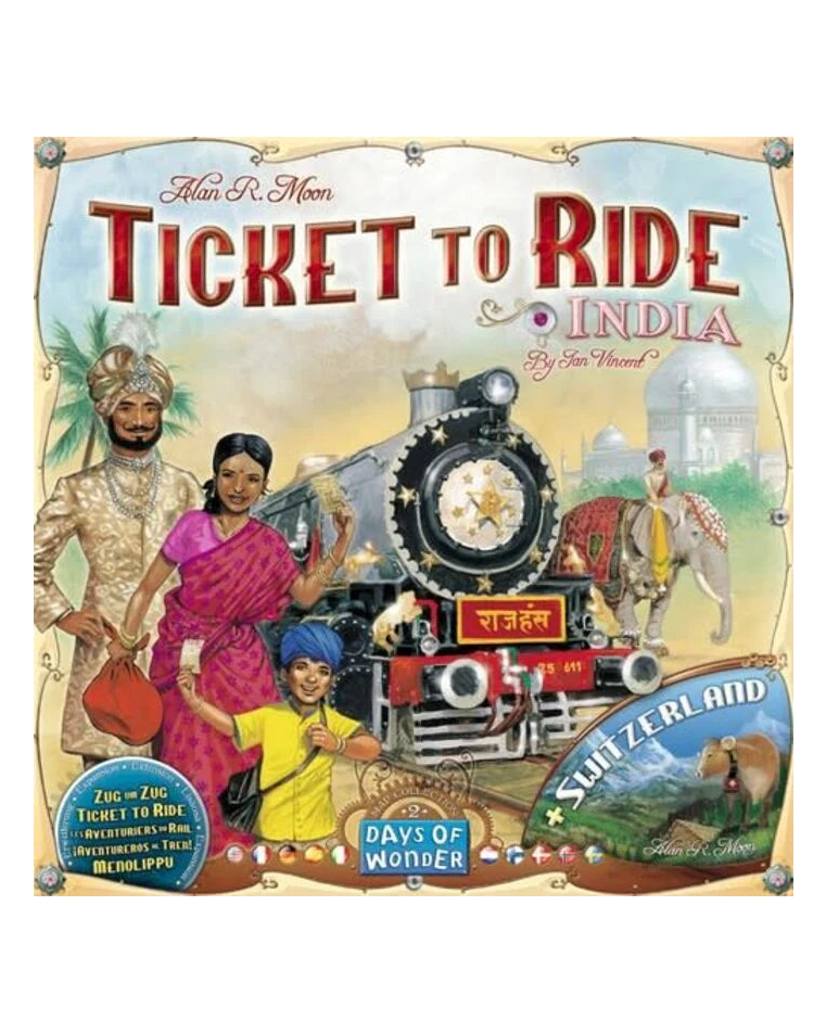 Ticket to Ride: India & Switzerland